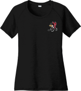 Benet Hockey Ladies PosiCharge Tri-Blend Wicking Scoop Neck Raglan Tee